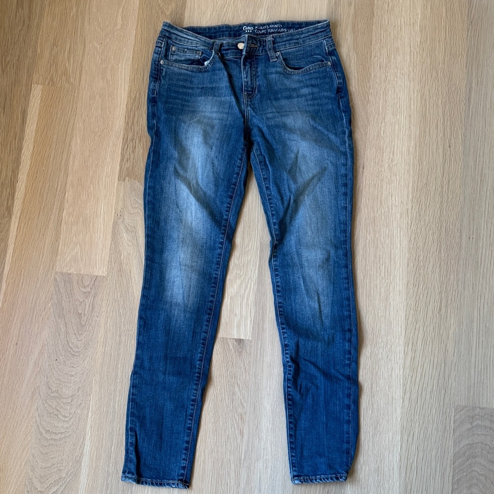 GAP Women's Dark Blue Skinny Jeans, Size 4/27